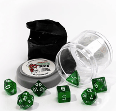 Reaper Dice: Pizza Dungeon Dice Lucky Clear Green 19016